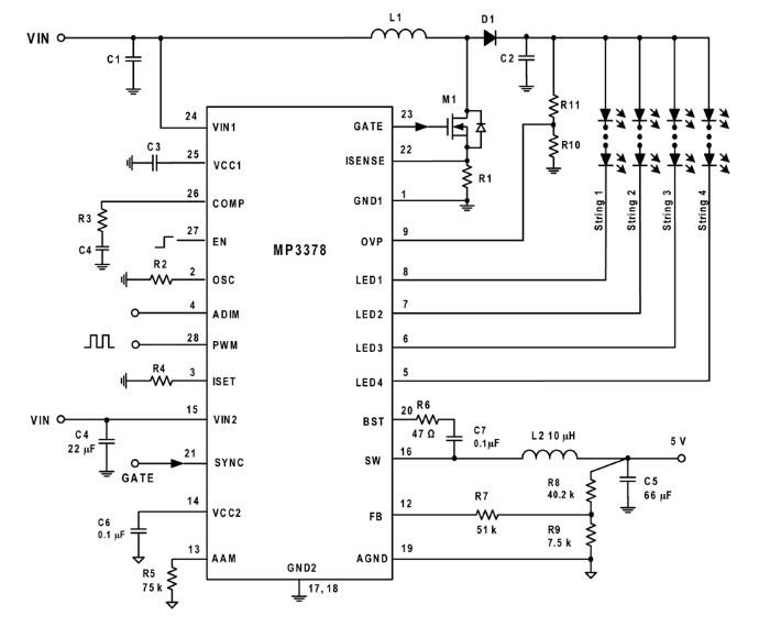 Monolithic Power Systems (MPS) MP3378 LED Lighting Drivers